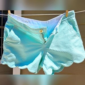 Lilly Pulitzer scalloped Buttercup shorts